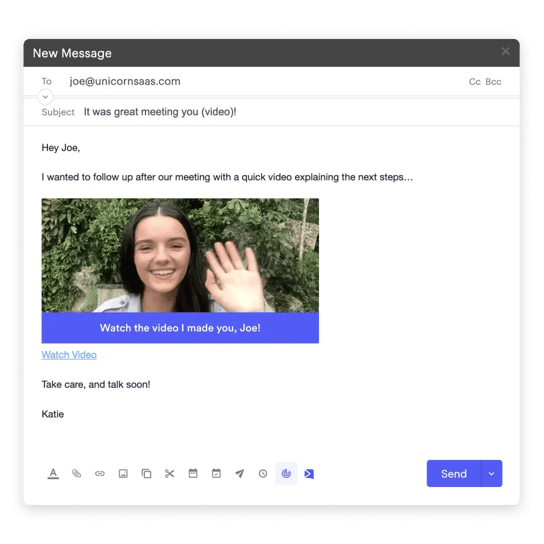 Personalized Videos in Outreach
