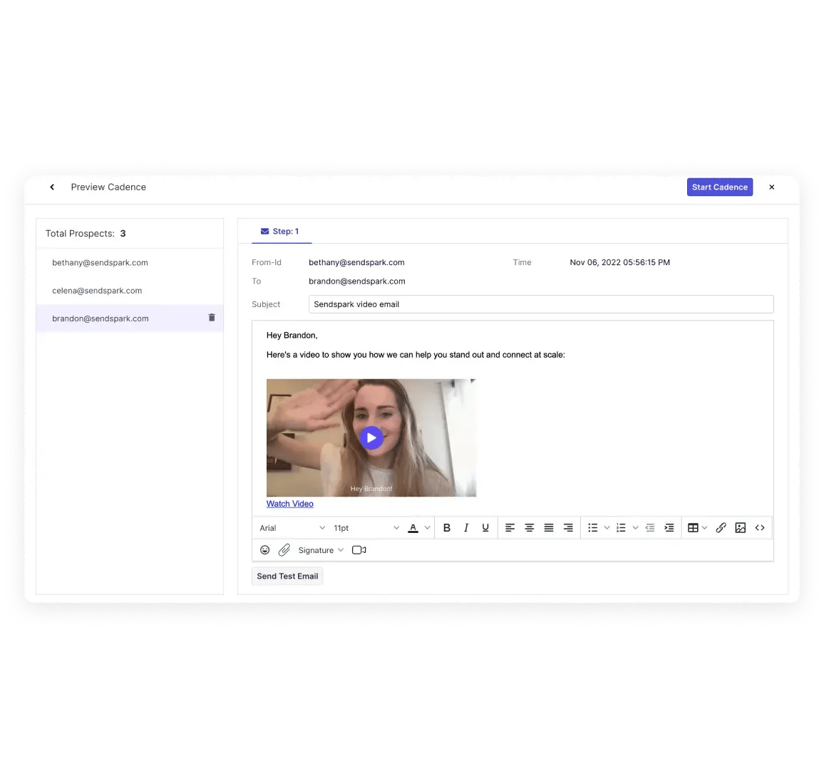 Personalized Videos in Klenty